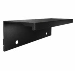 Puxador Sottile 480mm preto Zen Design em zamac com acabamento fosco para gavetas e armarios