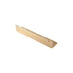 Puxador Sottile Dourado Matte 160mm Zen Design em acabamento fosco de zamac para gavetas e armarios