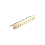 Puxador Sottile Dourado Matte 160mm Zen Design em acabamento fosco de zamac para gavetas e armarios