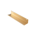 Puxador Sottile Dourado Matte 160mm Zen Design em acabamento fosco de zamac para gavetas e armarios