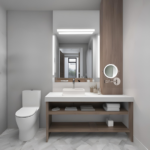 Espelho de parede redondo com luz LED Italy Line E6605