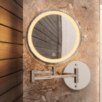 Espelho Italy Line E6605 com luz LED fria neutra e quente