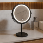 Espelho de bancada com luz fria neutra e quente E6600 L-8