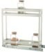 Porta Latas Oleo de Base Aluminio Anodizado Fosco Jomer 9351 com Bandejas Inox 430 e Trilhos Telescopicos Zincados