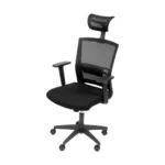 Cadeira ergonômica OR-3317 OR Design preta com tela Mesh