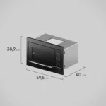 Micro-ondas Electrolux ME3EP 34L Tira Odor Preto 110V ou 220V
