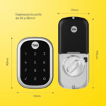 Fechadura Digital Yale YRD 256 com Senha e Lingueta Tubular - Imagem 7