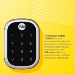 Fechadura Digital Yale YRD 256 com Senha e Lingueta Tubular - Imagem 6