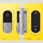 Fechadura Digital Yale Lia com Biometria Preta e Cromada - Imagem 6