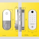 Fechadura Digital Yale Lia Branca com Biometria e Rolete - Imagem 5