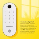 Fechadura Digital Yale Lia Branca com Biometria e Rolete - Imagem 7