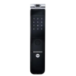 Fechadura digital Yale YMF 40A RL com biometria e trinco rolete