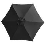 Ombrelone Miramar Rivatti grafite de 2,70 m com base inclusa