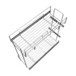 Porta Temperos Deslizante Jomer 8667 Cromado 20 cm