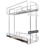 Porta Temperos Deslizante Jomer 8667 Cromado 20 cm