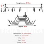 Porta xícaras, Jomer 3310, suporte para xícaras, organizador de xícaras, acessórios para cozinha, aramados para móveis